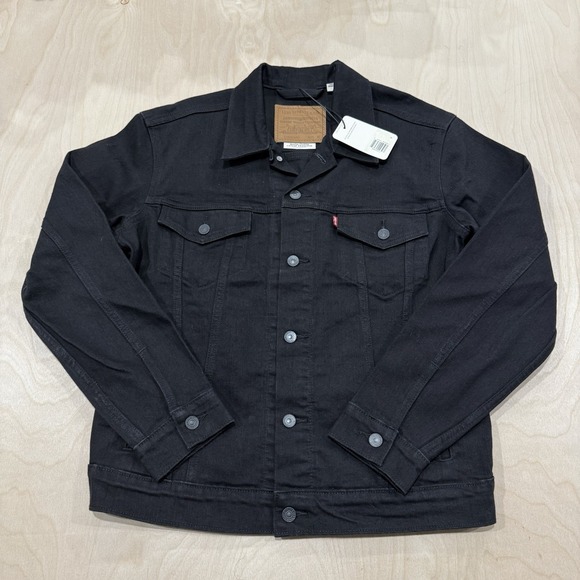 Levi's Other - Levi's Premium Trucker Jacket Black Men's Size Medium NWT